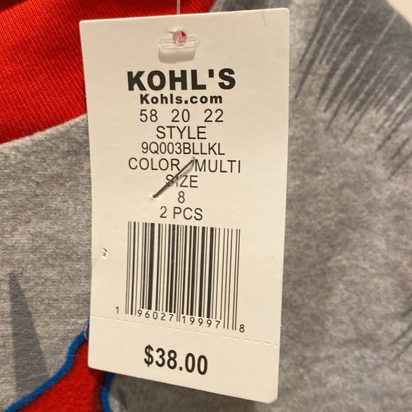 Boy’s Marvel Spider-Man Pajama Set.  Flannel material.  Black and Red. - Picture 6 of 6